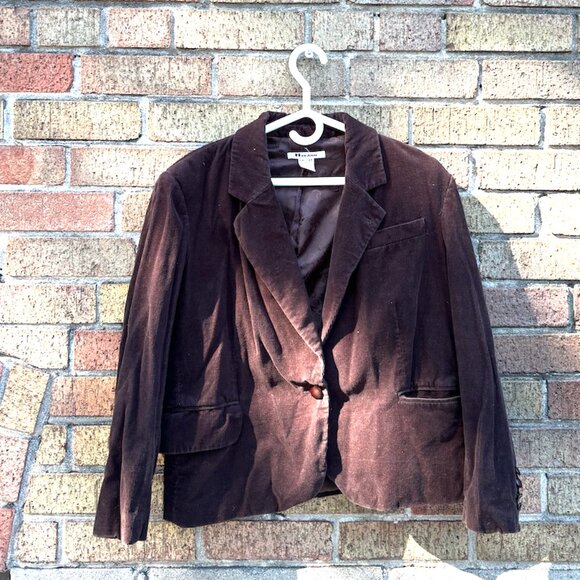 Brown Corduroy Blazer - Picture 1 of 3